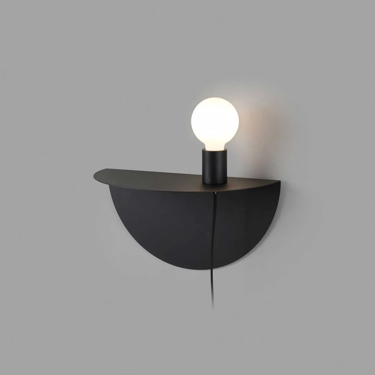 Nit - Applique murale table de chevet en acier noir – Image 6