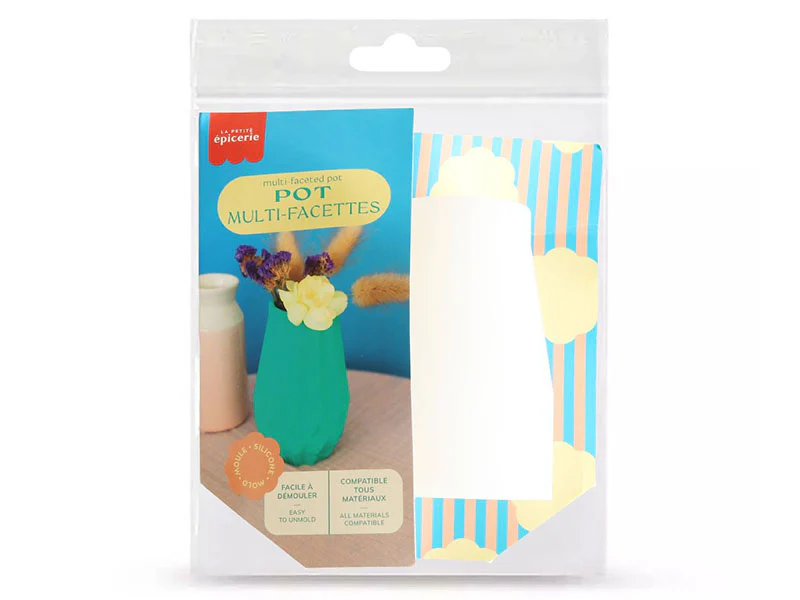 Moule Silicone - Pot Multi-Facettes - 7,5 cm