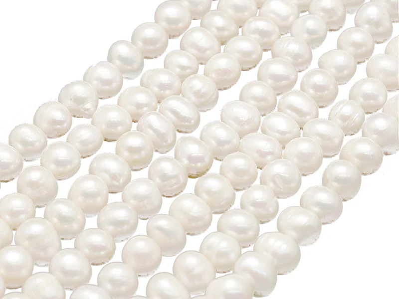 Lot de 20 perles effet culture rondes - 4 mm – Image 2