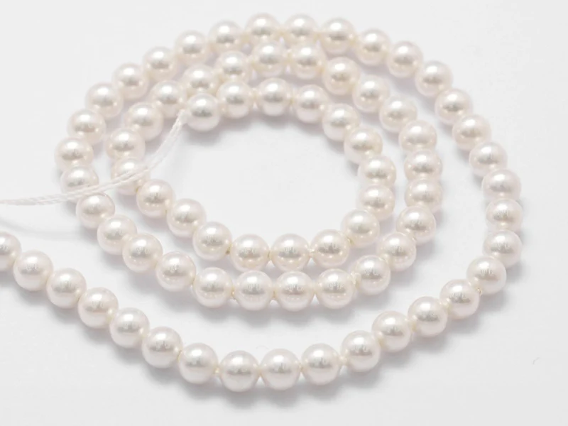 Lot de 20 perles effet culture rondes - 4 mm – Image 5