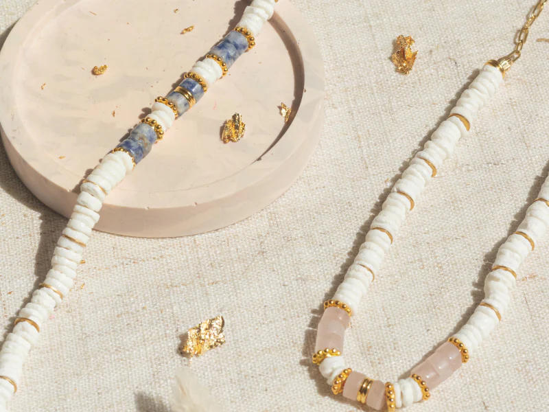 Kit DIY Bijouterie - Mon collier en perles heishi et Jaspe – Image 7