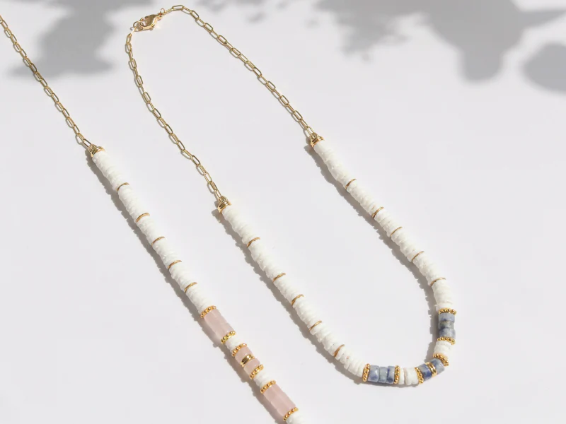 Kit DIY Bijouterie - Mon collier en perles heishi et Jaspe – Image 8