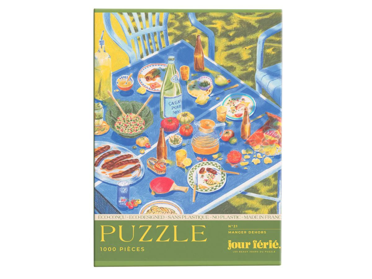 Manger dehors puzzle 1000 pcs - Jour Férié