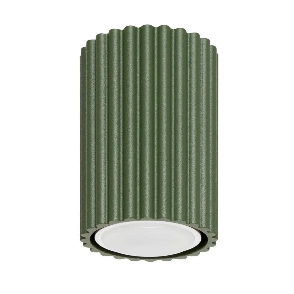 Buna - Plafonnier tube alu cannelé pour salon moderne – Image 2