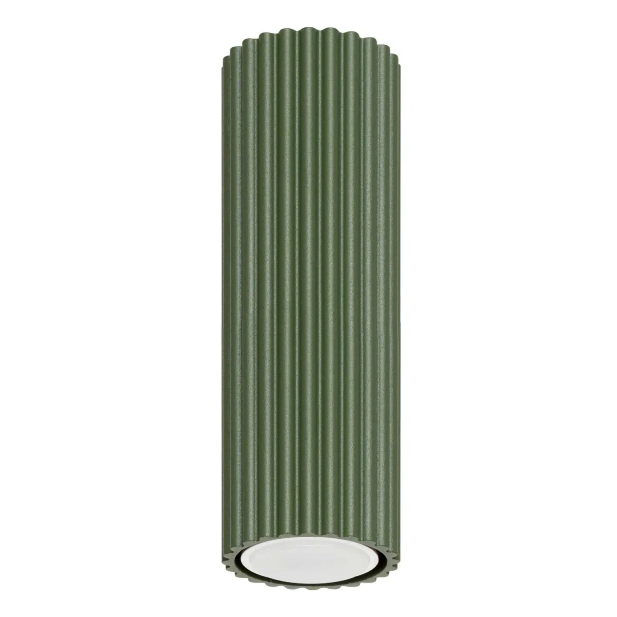 Buna - Plafonnier tube alu cannelé pour salon moderne – Image 7
