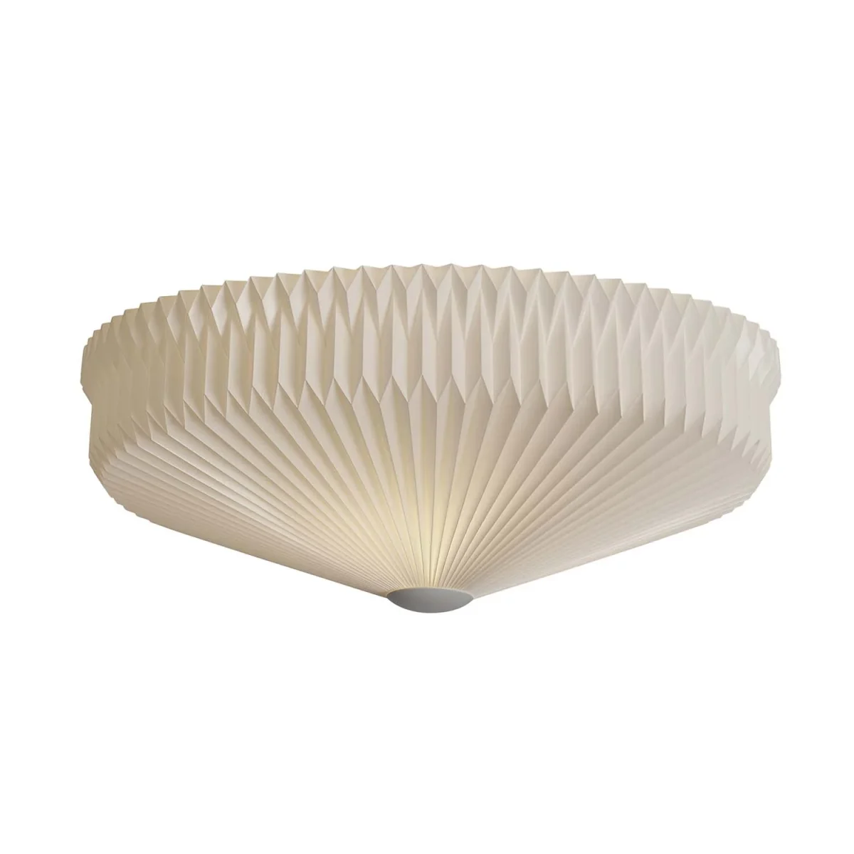 CLASSIC 30 - Plafonnier blanc en acrylique plissé vintage pour salon – Image 2