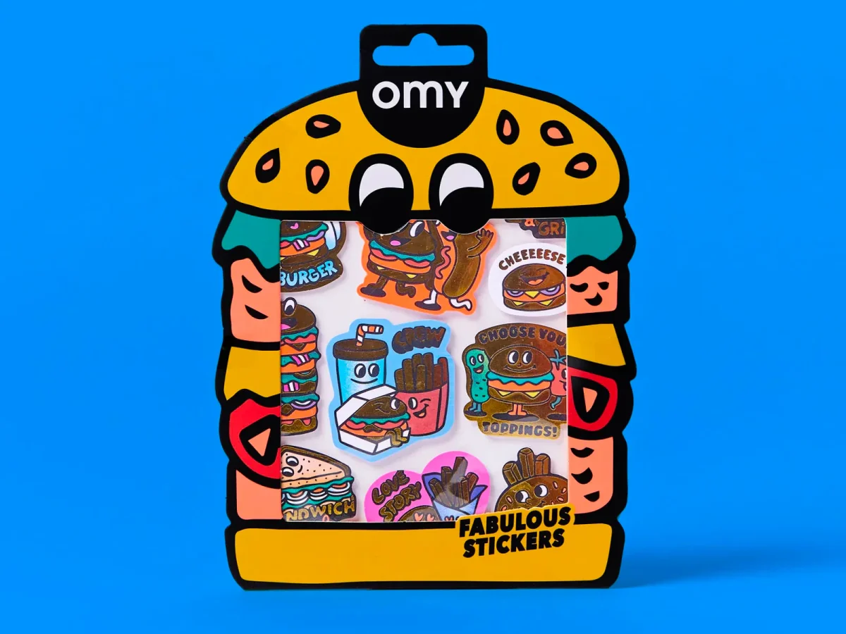 Fabulous Stickers Big - Burger - OMY – Image 3