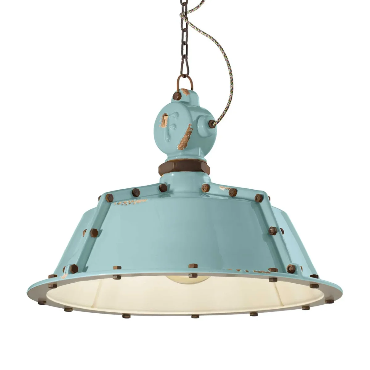 Industrial - Lustre industriel coloré pour restaurant retro – Image 5