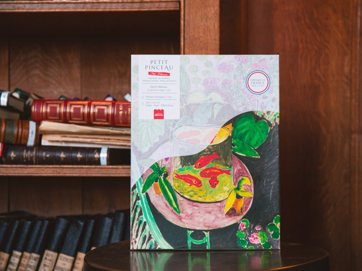 Coffret peinture au numéro - Petit Pinceau - Les Poissons rouges, Henri Matisse – Image 4