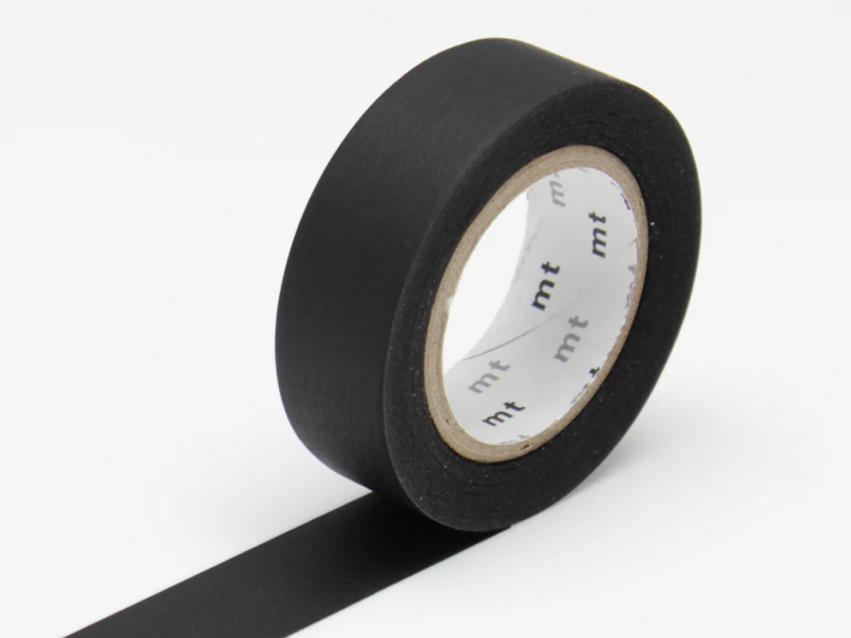 Masking tape uni - noir – Image 5