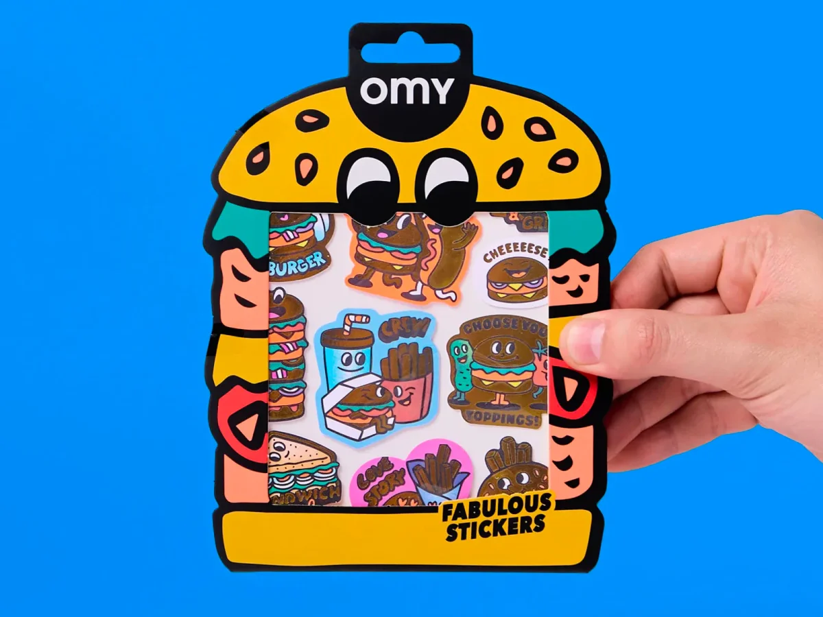 Fabulous Stickers Big - Burger - OMY – Image 5