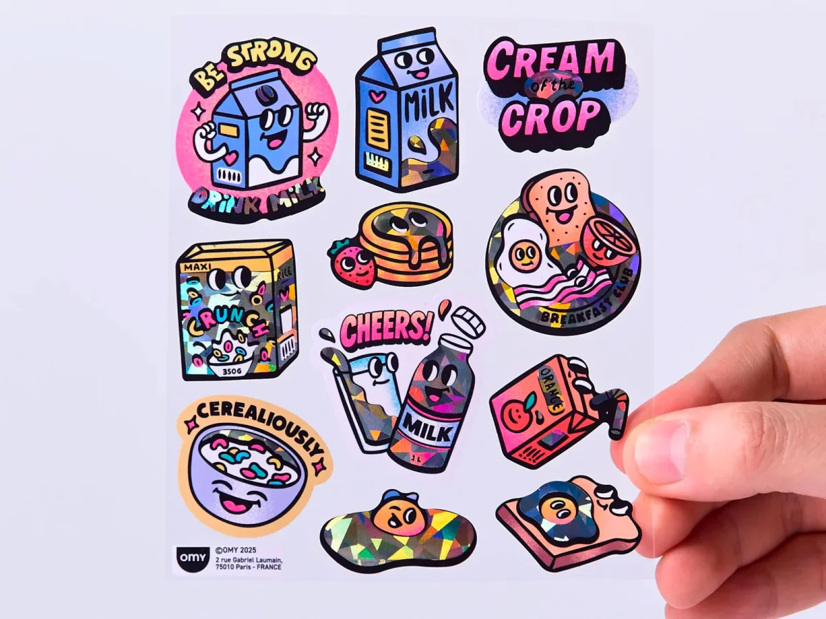 Fabulous Stickers Big - Milk - OMY – Image 4