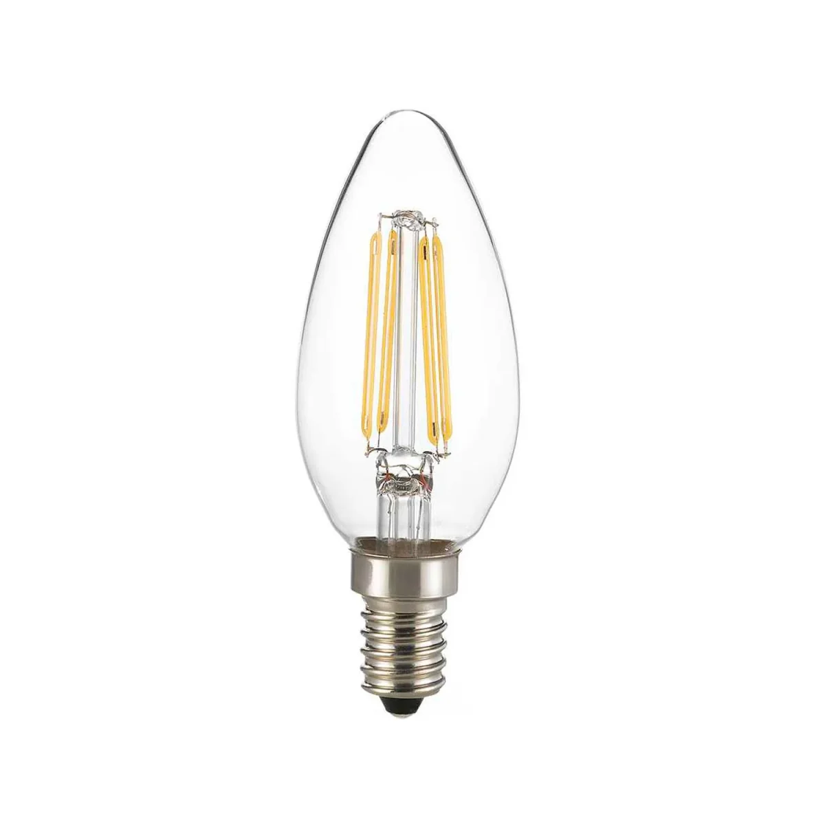 Lot de 10 ampoules E14 LED filament ovale – Image 2