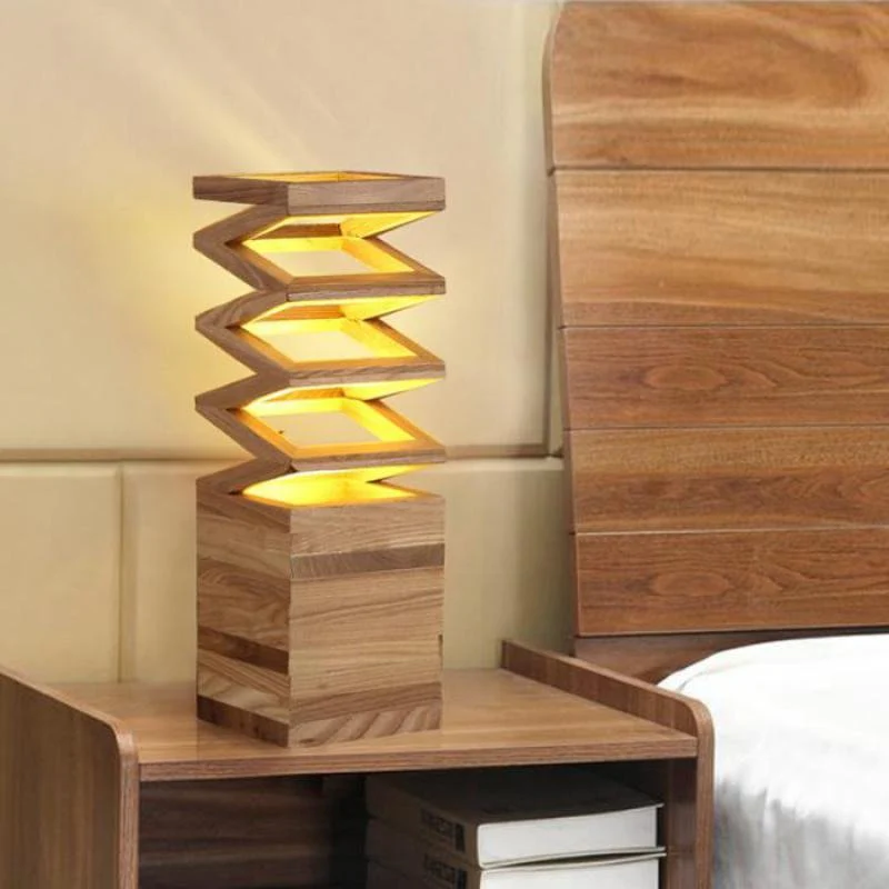 Lampe de chevet Bois Wooden – Image 2