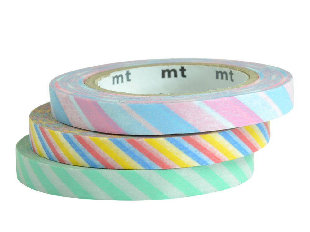 Masking tape trio slim - Bicolore twist pastel – Image 3